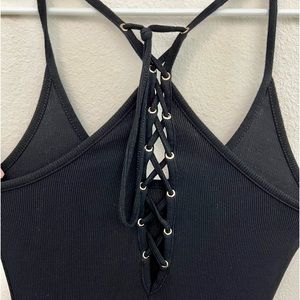 Bebe long black dress barely used like new